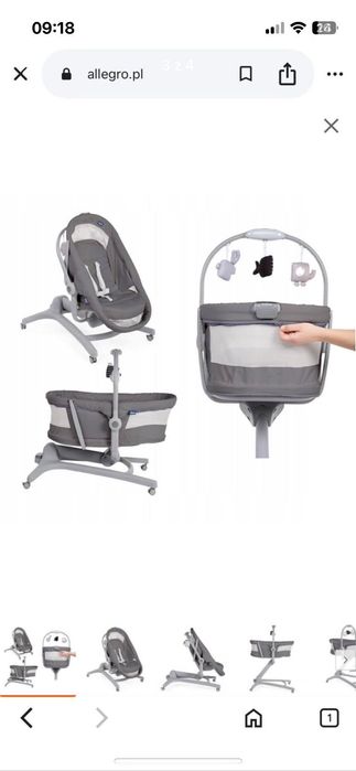 Łóżeczko Chicco Hug 4w1