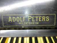 Pianino Adolf Peters Hildesheim . 1898 r Promocja świąteczna
