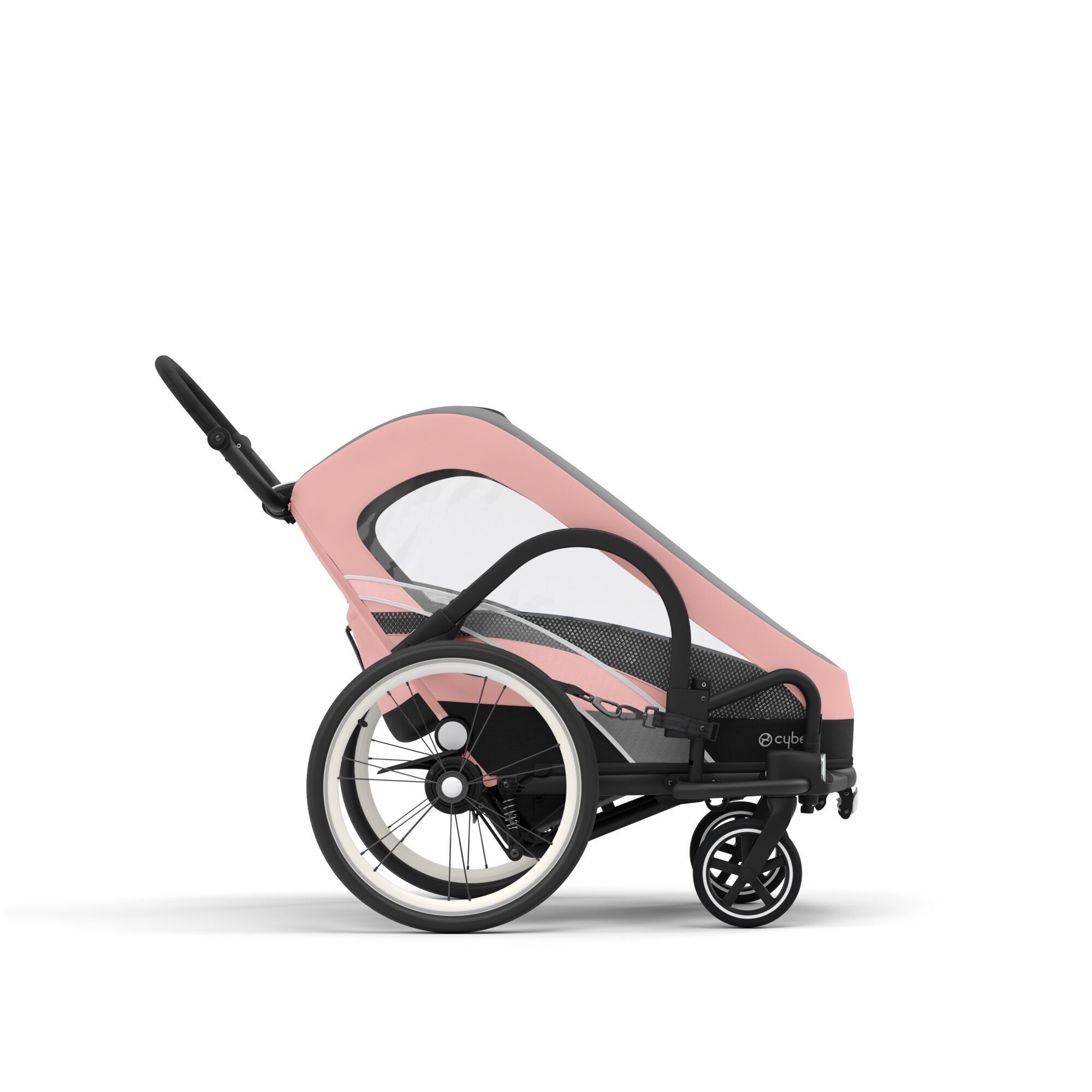 Cybex Zeno Bike Light Pink wózek przyczepka rowerowa pojedyncza