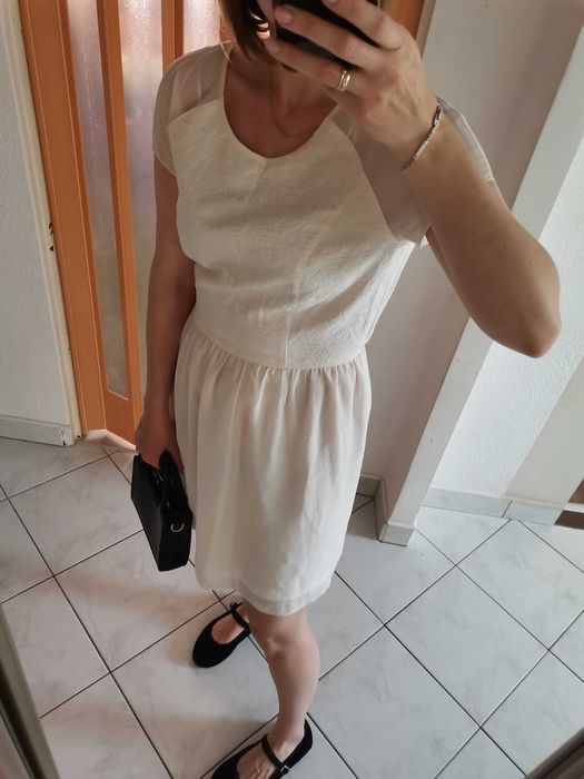 Sukienka boho H&M M/38 nowa krótka letnia zwiewna