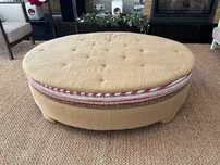 Pufe, oval grande