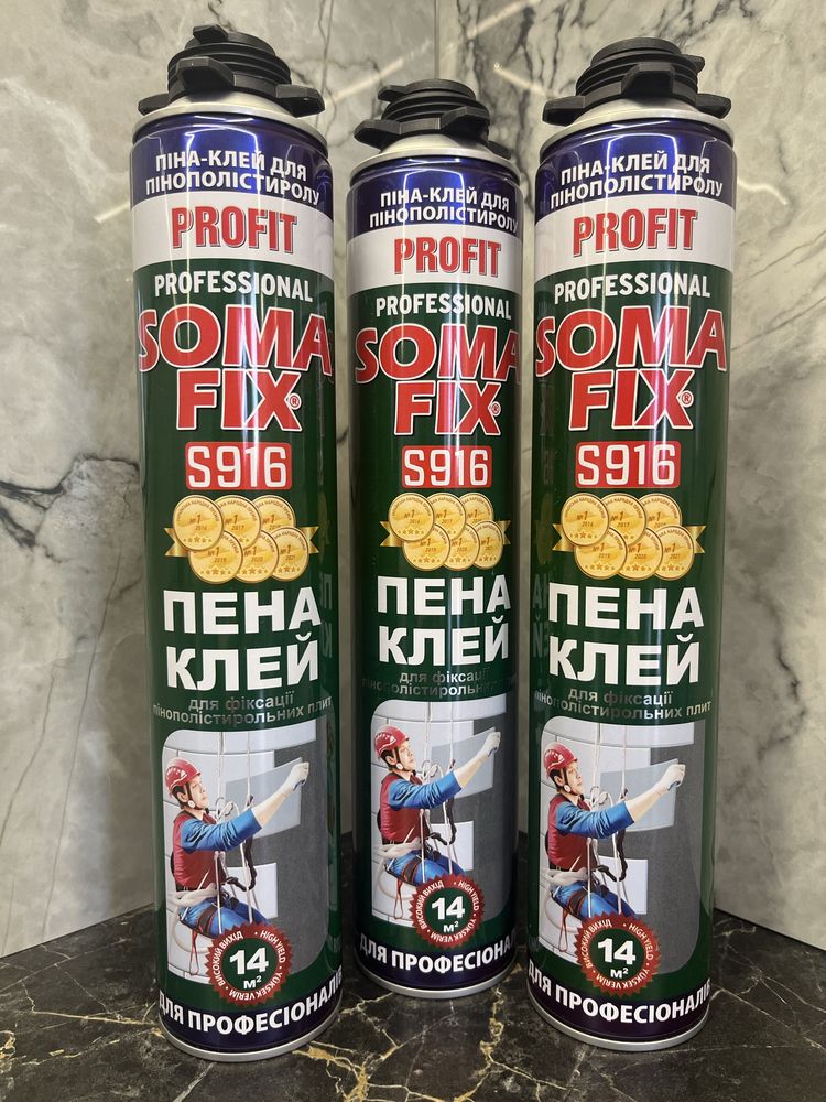 Піна клей SOMA FIX  PROFIT S916 для теплоіз.плит 750мл