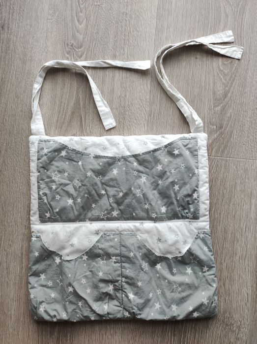 Organizer na łóżeczko dziecięce z bawełny