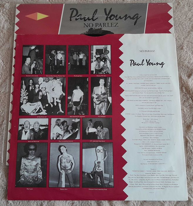 Paul Young – No Parlez LP / Winyl używany.