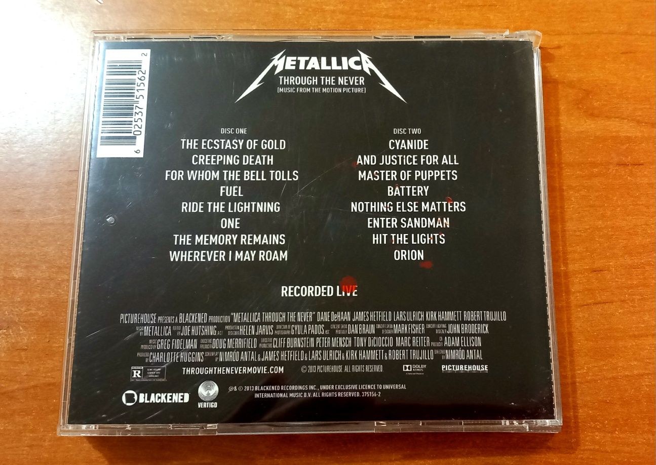 Metallica Through the Never 2 płytowe wydanie
