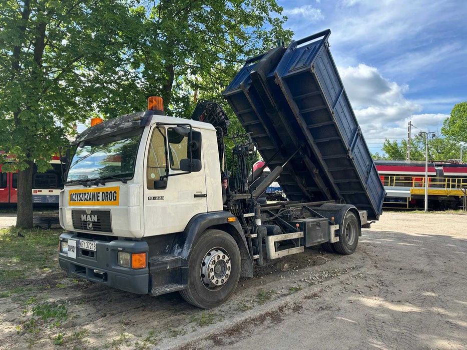 Man 18.224 hakowiec z hds Faktura VAT