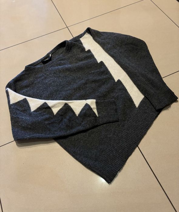 Sweter damski wiosna jesien zima Mily cieply grafitowy 65% Lambswool