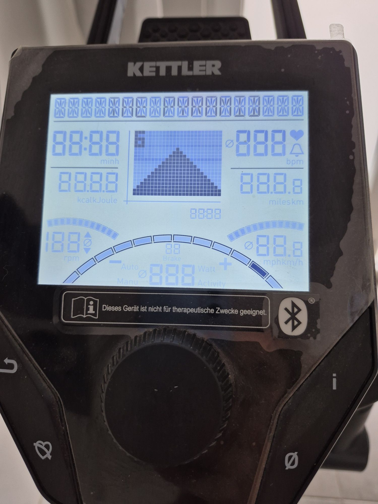 Bicicleta elíptica Kettler - como nova