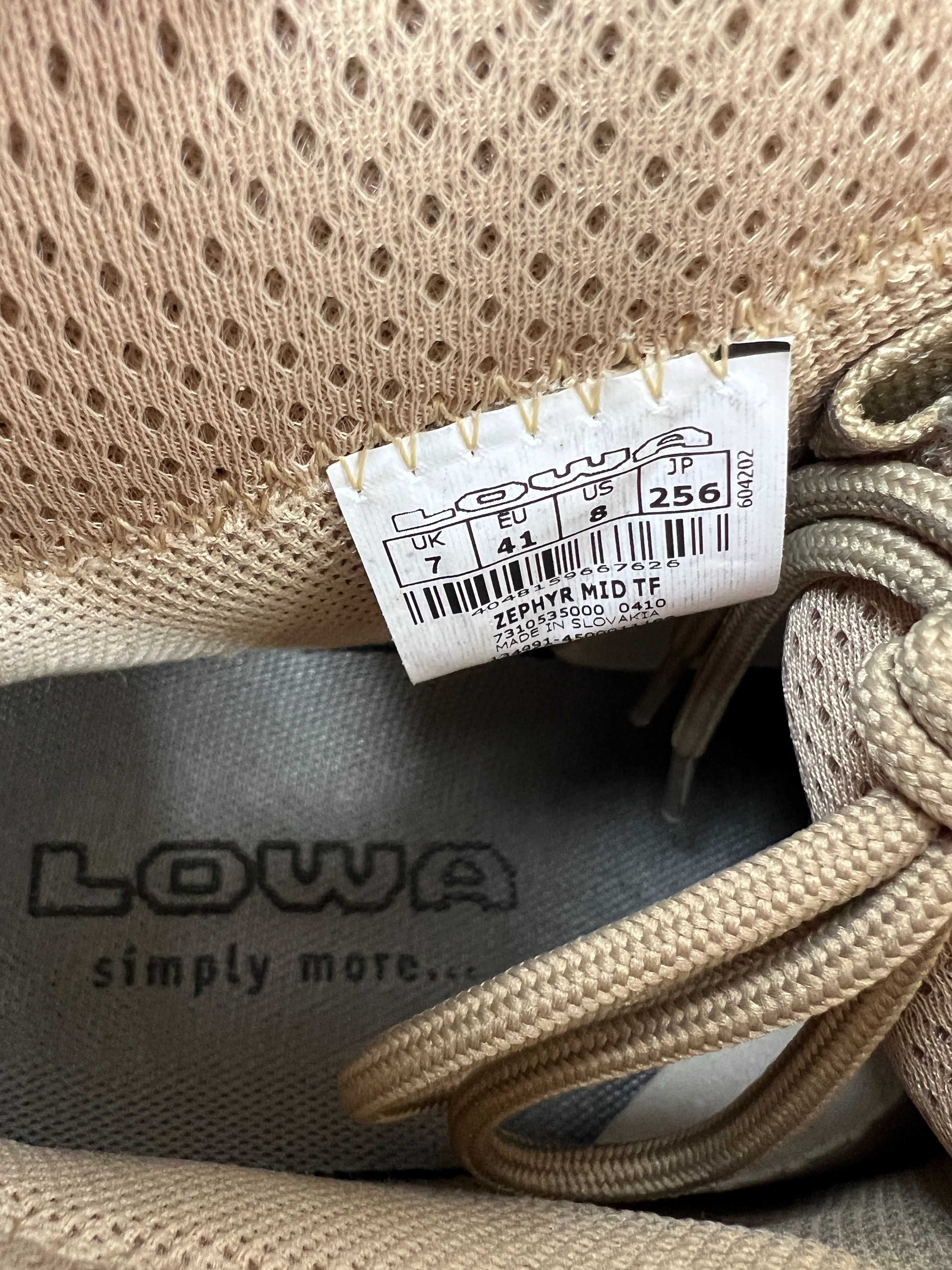 -20% Черевики LOWA оригінал берці 41 розмір Lowa Zephyr Mid Desert