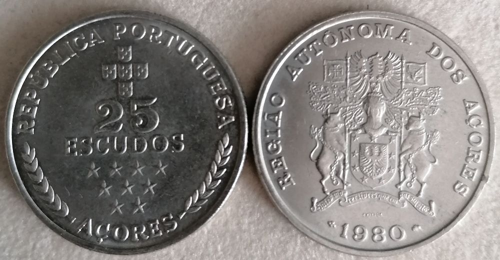 Moedas 25$00 Portugal