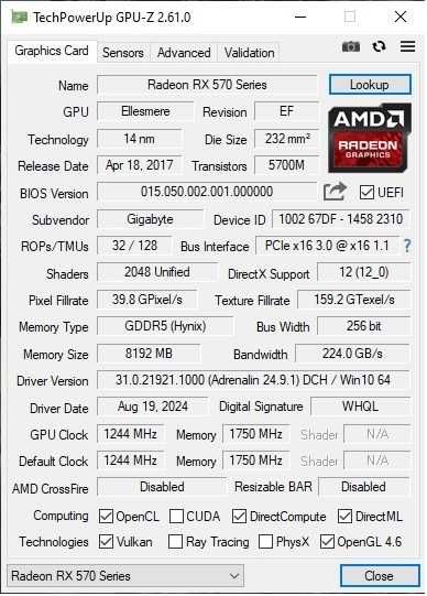 Komputer gamingowy i do pracy.6rdzeni,64GB RAM+RX570 8GB+monitor+akces