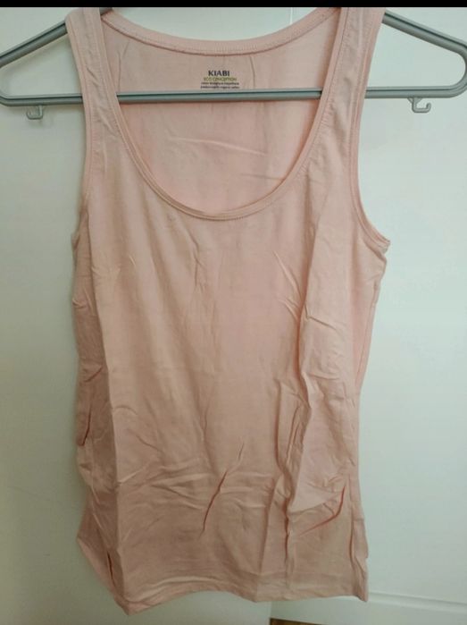 Lote 2 tops rosa, preto maternidade, Kiabi 34/36