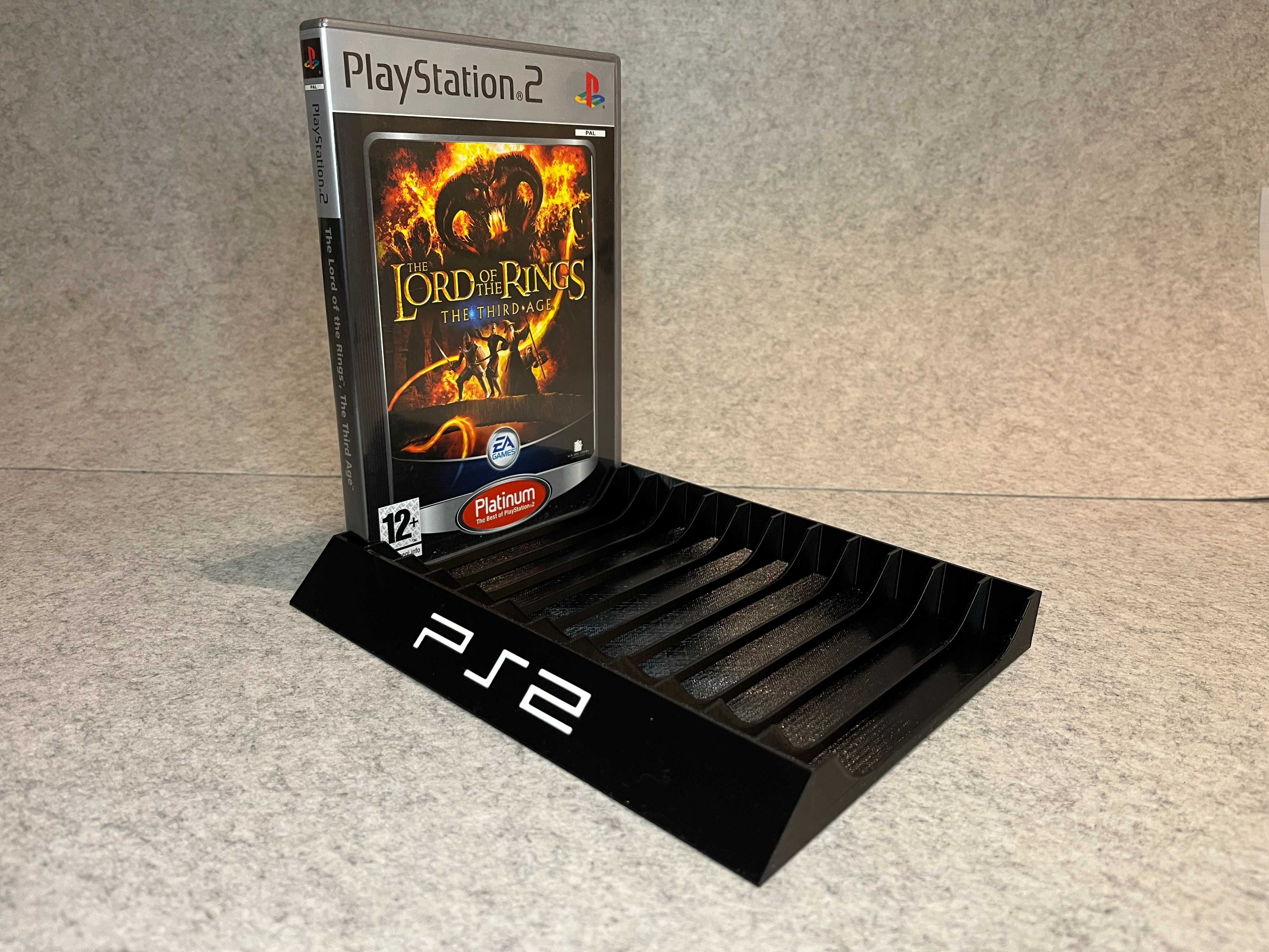 Stojak podstawka na 12 gier do konsoli PlayStation 2 PS2