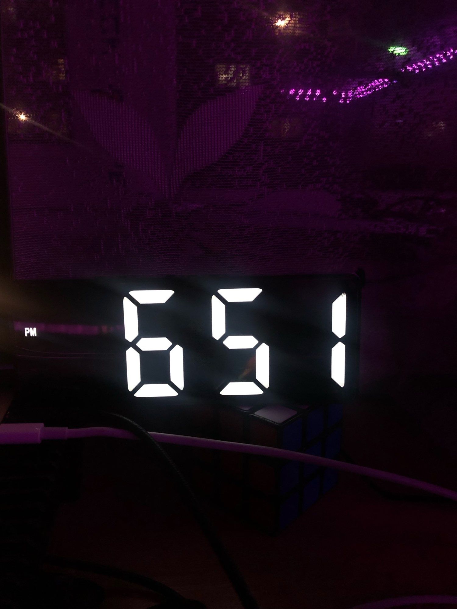Годинник LED настільні електронні з яскравими цифрами термометр