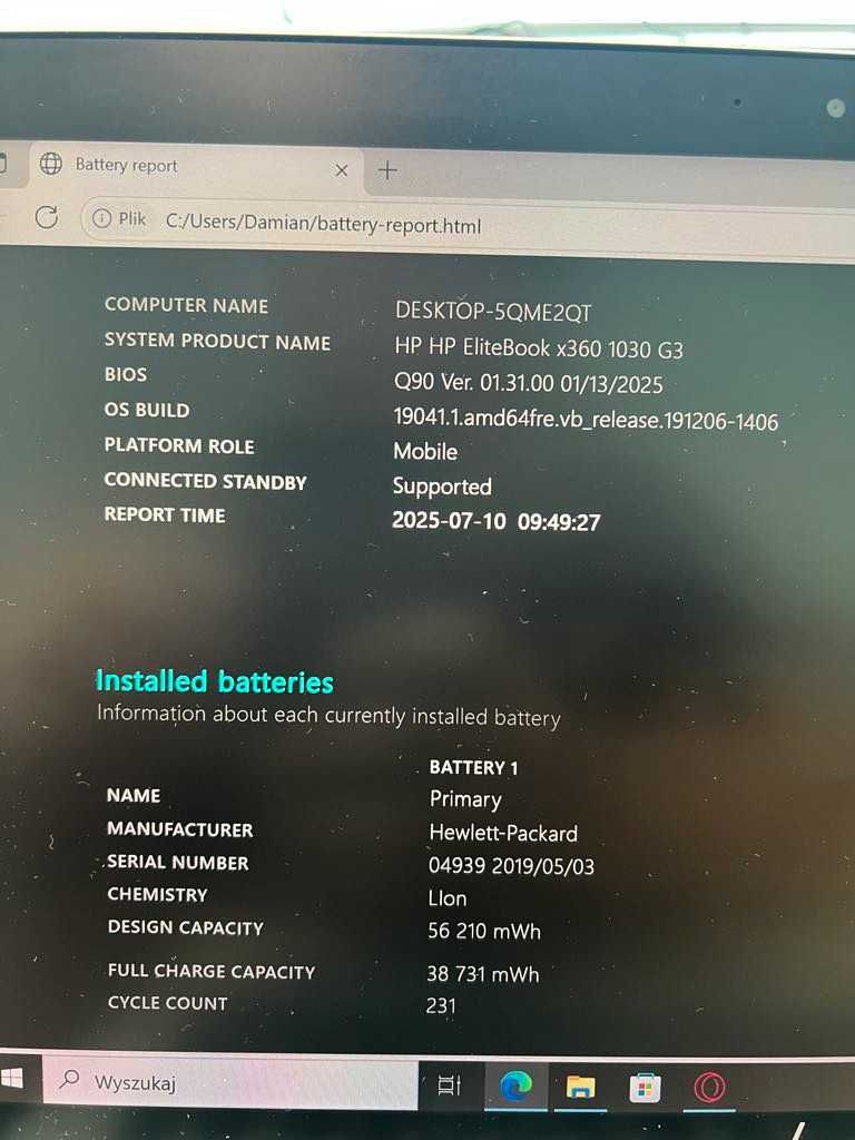HP EliteBook x360 | 1030 G3 –Win10 – DOTYK  2w1