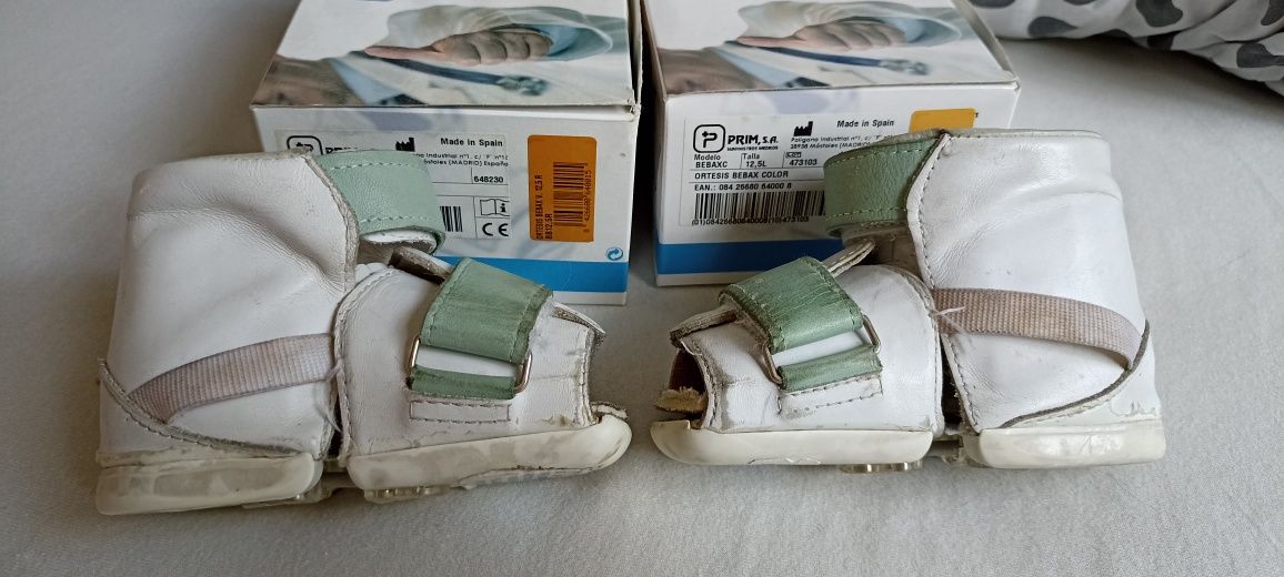 Bebax 12,5L 12,5R ortezy korekcyjne buty ortopedyczne