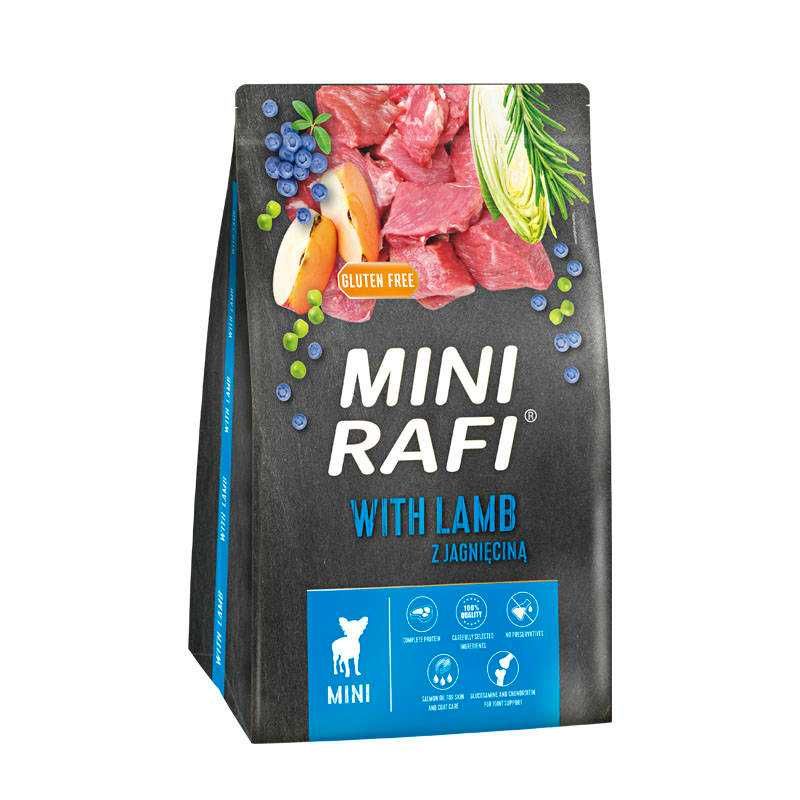 Karma sucha Rafi Mini dla Małych Psów z Jagnięciną 3 kg