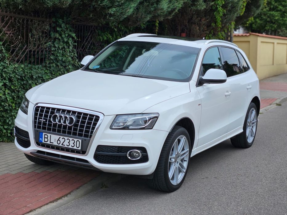 Audi Q5 S-Line biała 2.0 tfsi