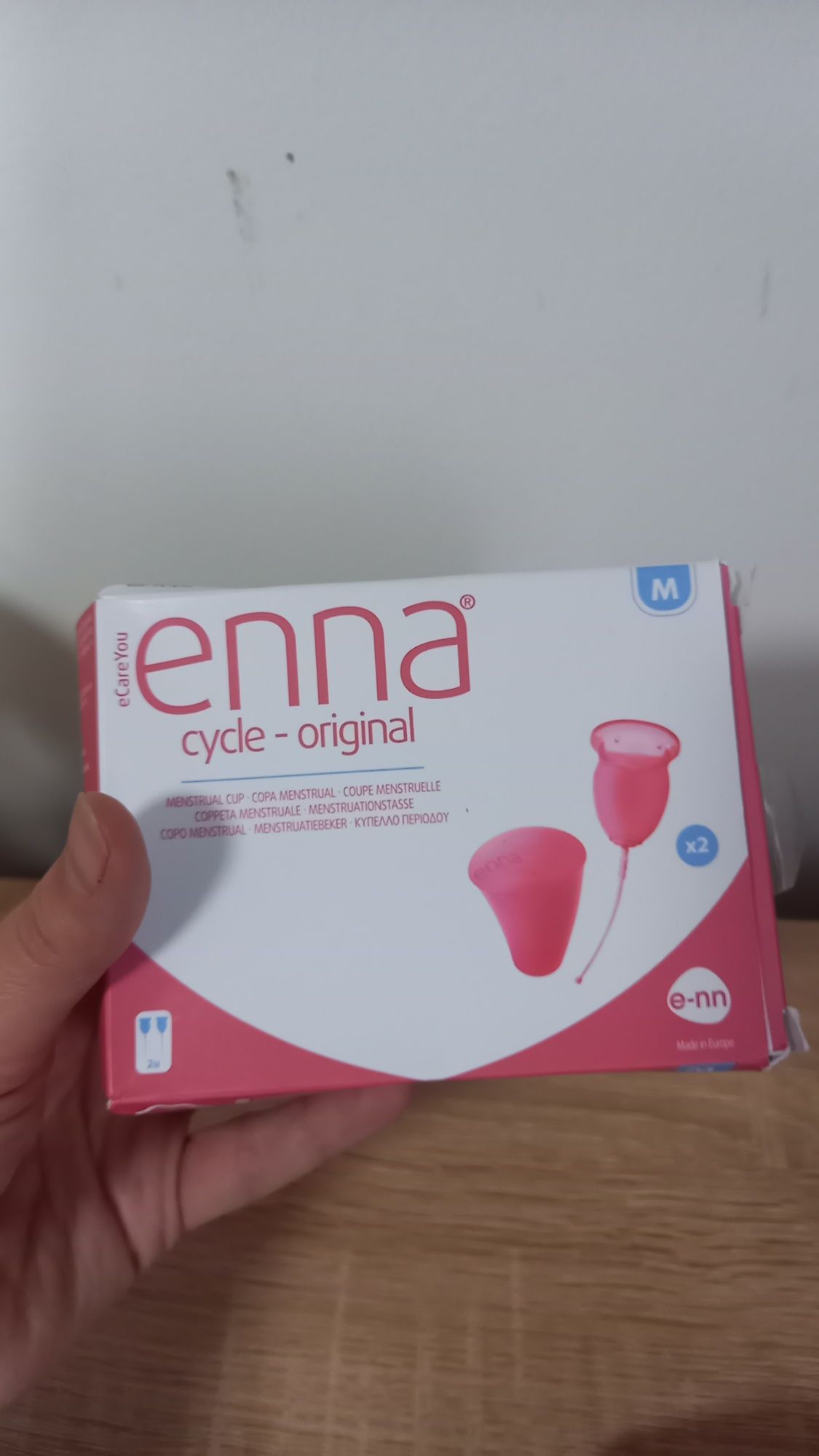 Kubeczek menstruacyjny Enna Cycle R649 M różowy