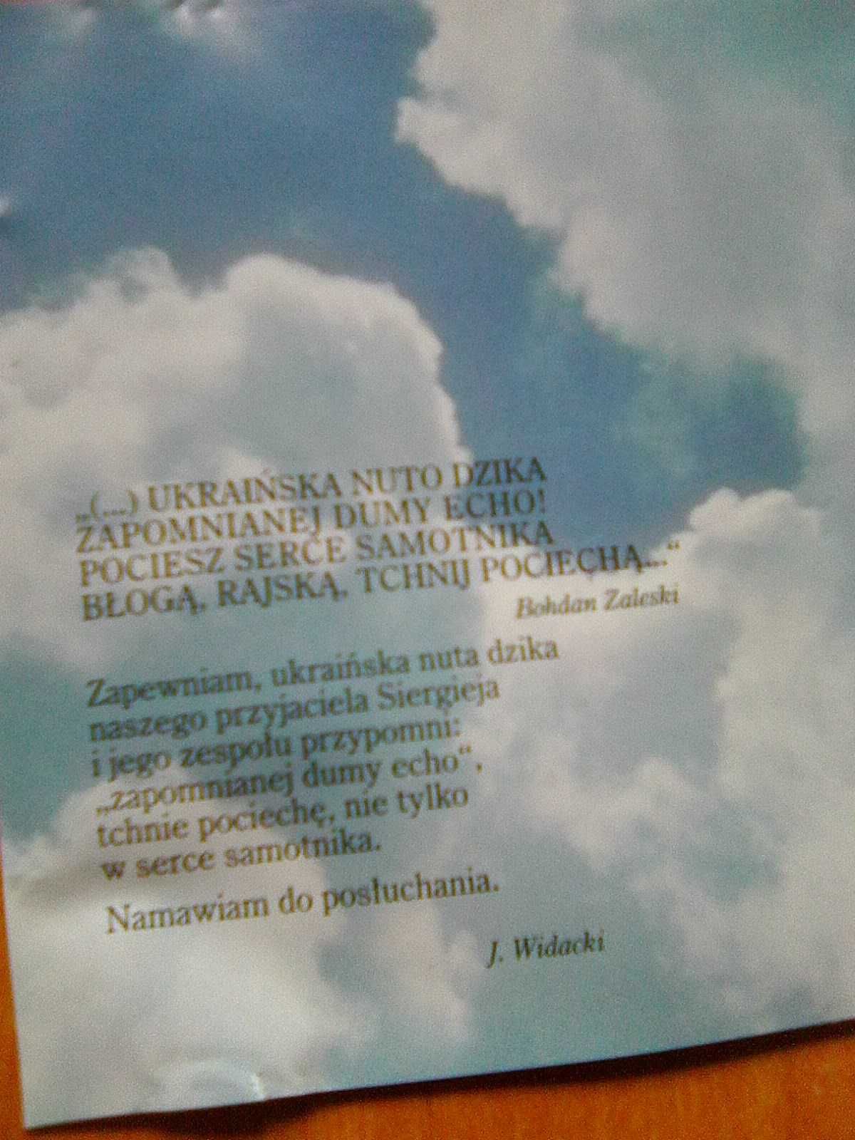 Dzikie Pola Dwa Kolory pieśni ukraińskie i kozackie