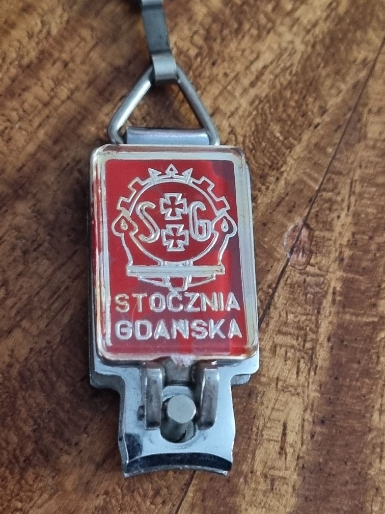 Brelok PRL Stocznia Gdańska obcinacz do paznokci