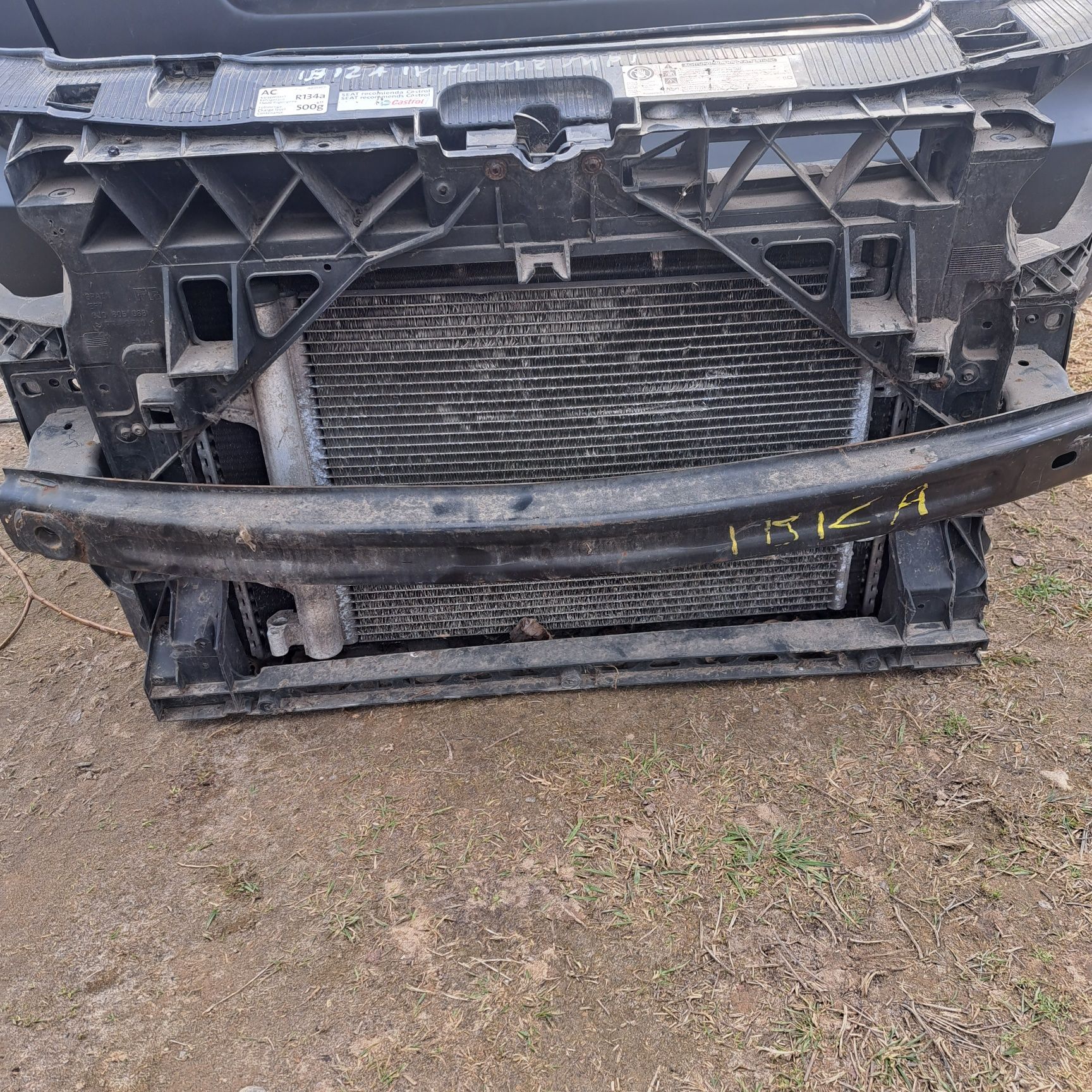 Pas przedni kompletny seat ibiza IV lift 4 1.2MPI wzmocnienie chlodnic