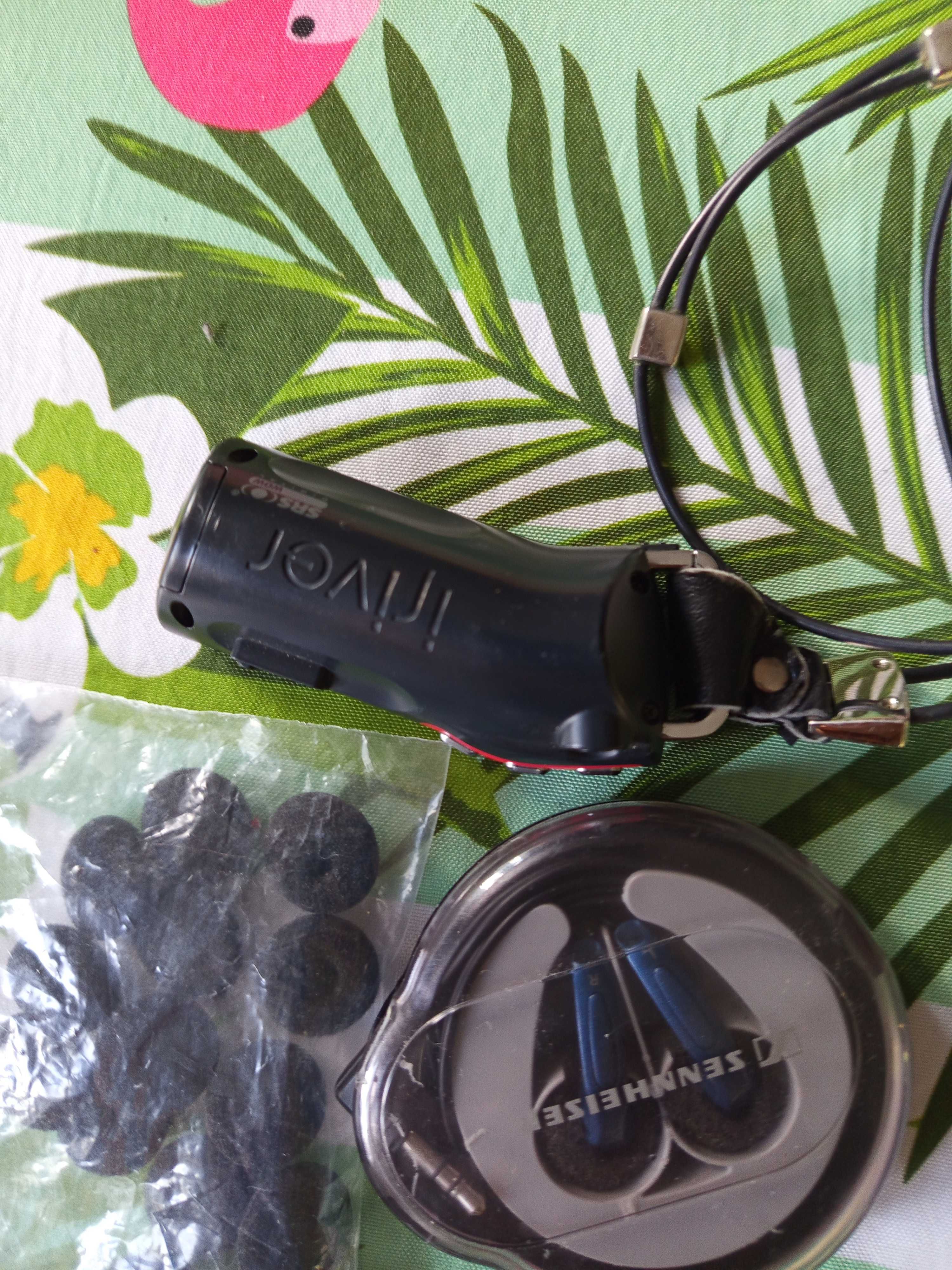 Iriver T10 mp3 player plus słuchawki Sennheiser