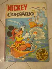 Mickey Corsário coleção Através dos Séculos de 1982 Edições Edinter