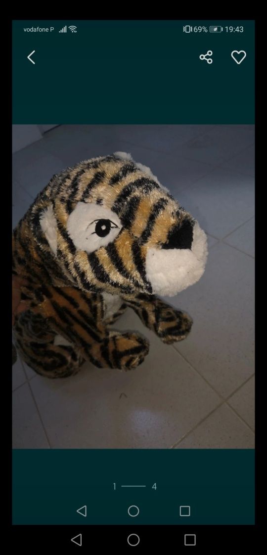 Peluche tigre xxx