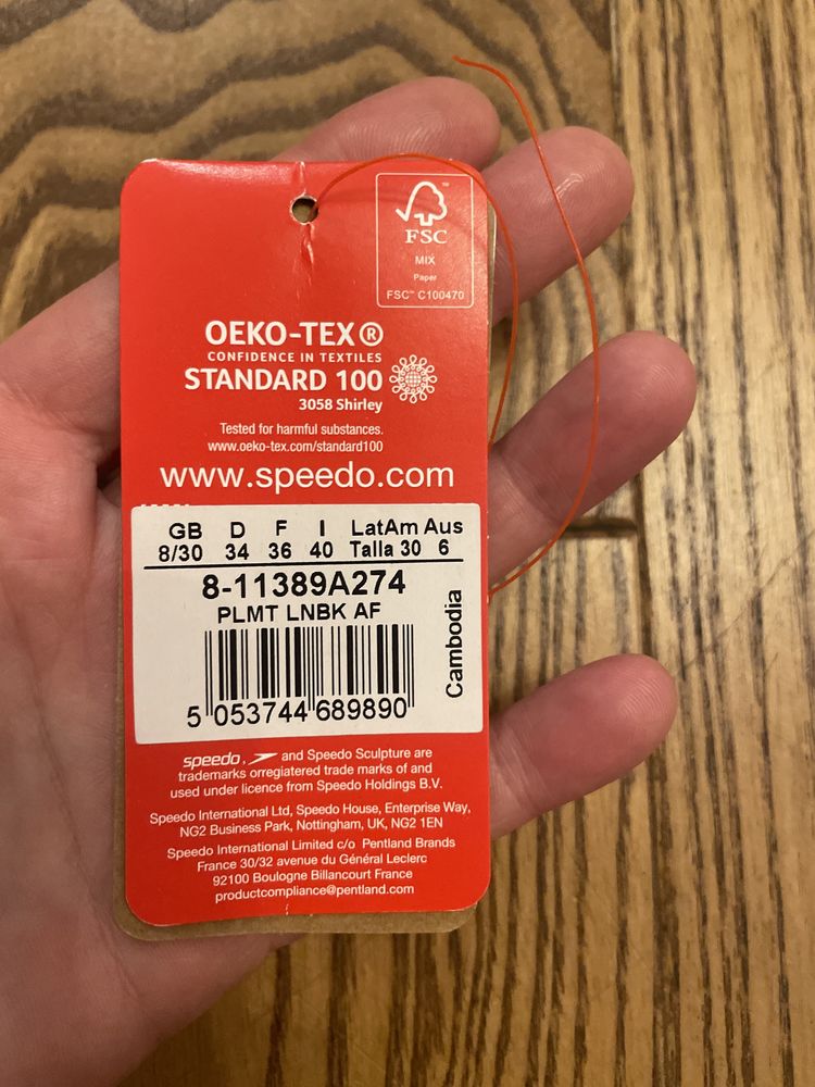 Nowy damski strój kąpielowy Speedo Endurance. Rozmiar 34