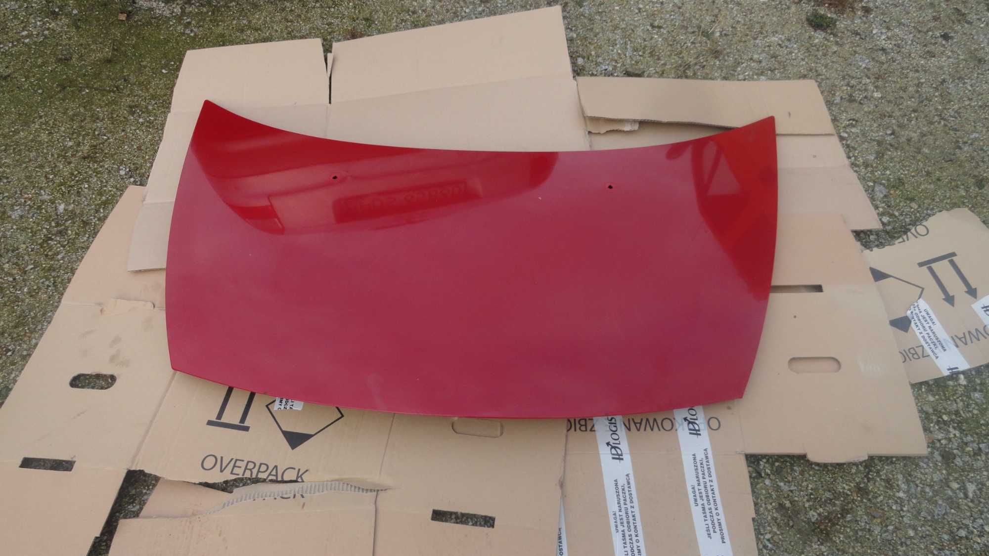 Maska Citroen C 3 Kolor KJFD Czerwona Oryginał Demontaż Rok 02 do 2009
