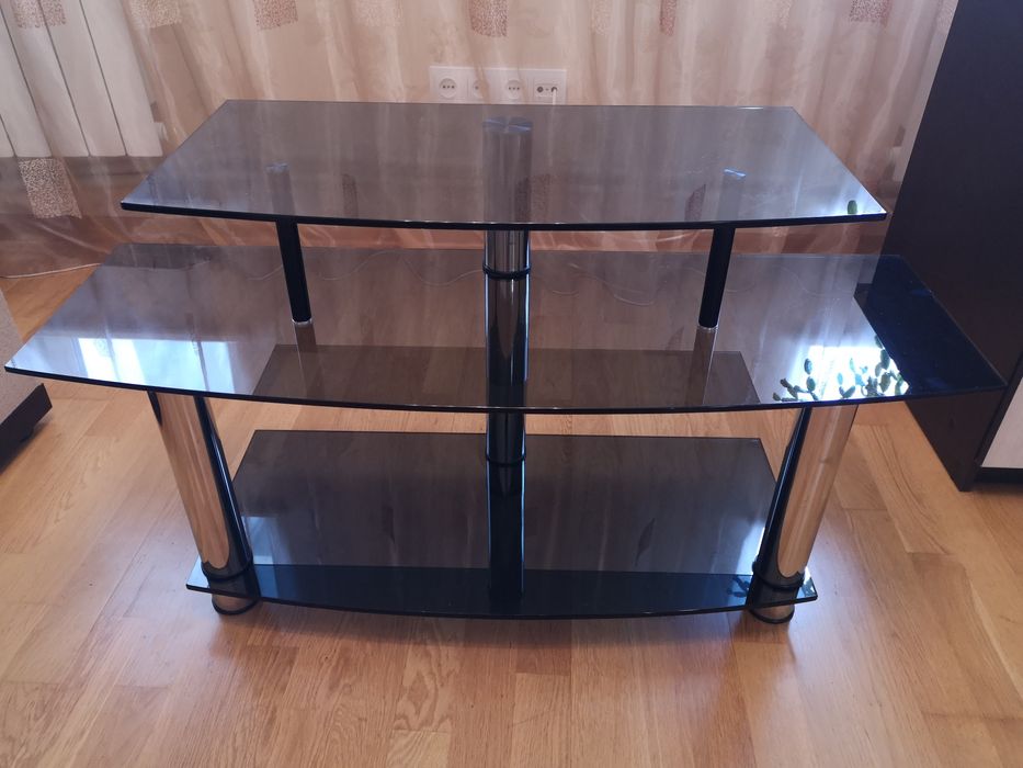 Продам скляний стіл під ТВ