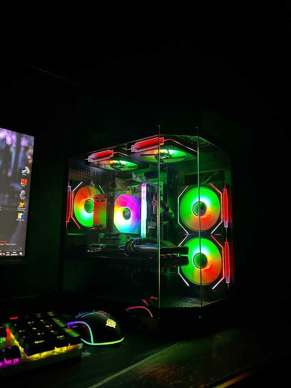 Игровой Компьютер/ ПК Ryzen 5 5600/ DDR4 32Gb/ M2+HDD / RX 5700XT 8GB