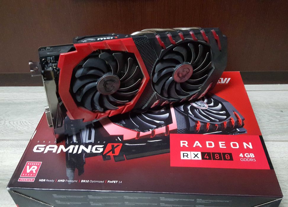 RX480 MSI GamingX 4Gb