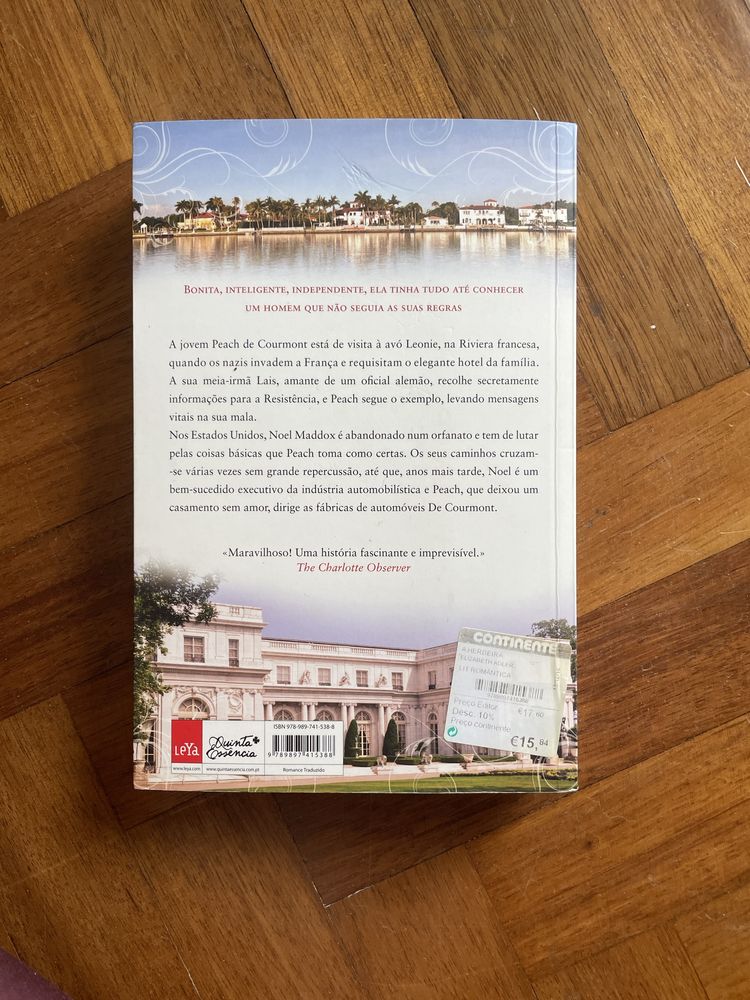 Livro: A Herdeira de Elizabeth Adler