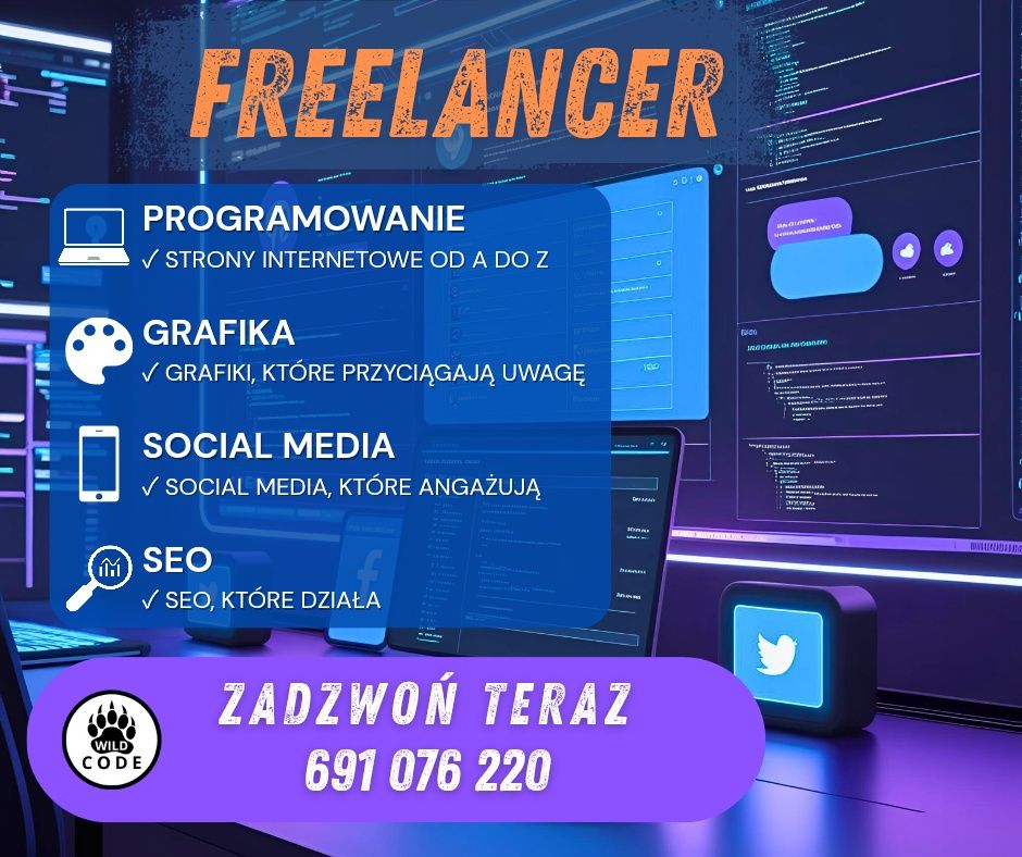 Freelancer – Programowanie | Grafika | Social Media