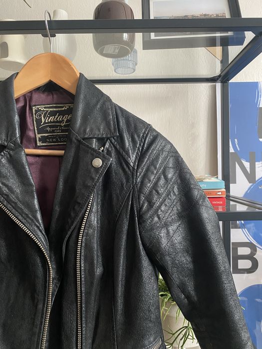 Kurtka skórzana ramoneska rockowa metalowa gruba skóra XS XXS