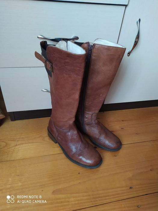 Чоботи осінні 36 шкіра