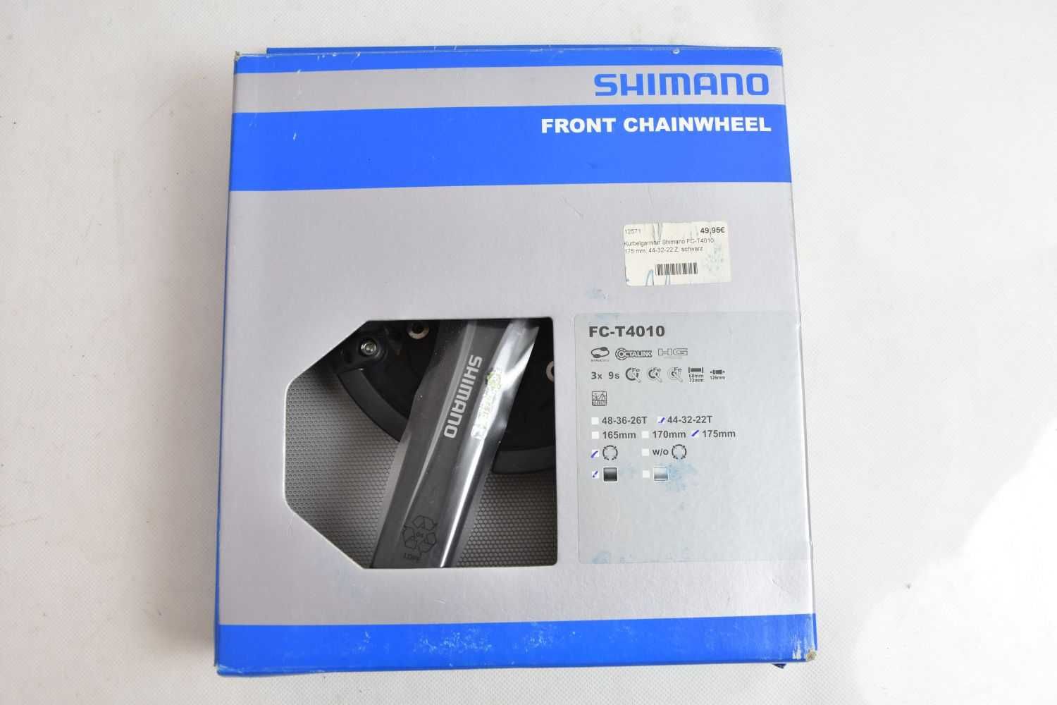 NOWA korba SHIMANO fc-t4010 ! octalink ! 175mm ! 44/32/22z !