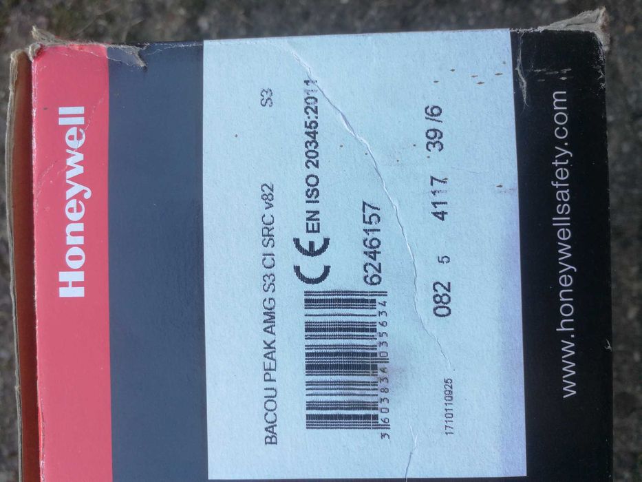 Buty Robocze Ochronne Honeywell Rozmiar 39