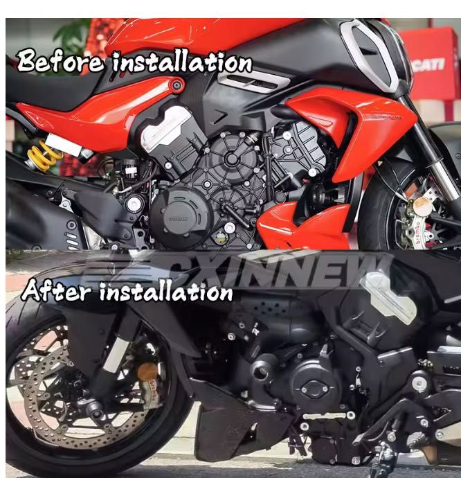 Відбійник Захист Крашпеди Diavel v4