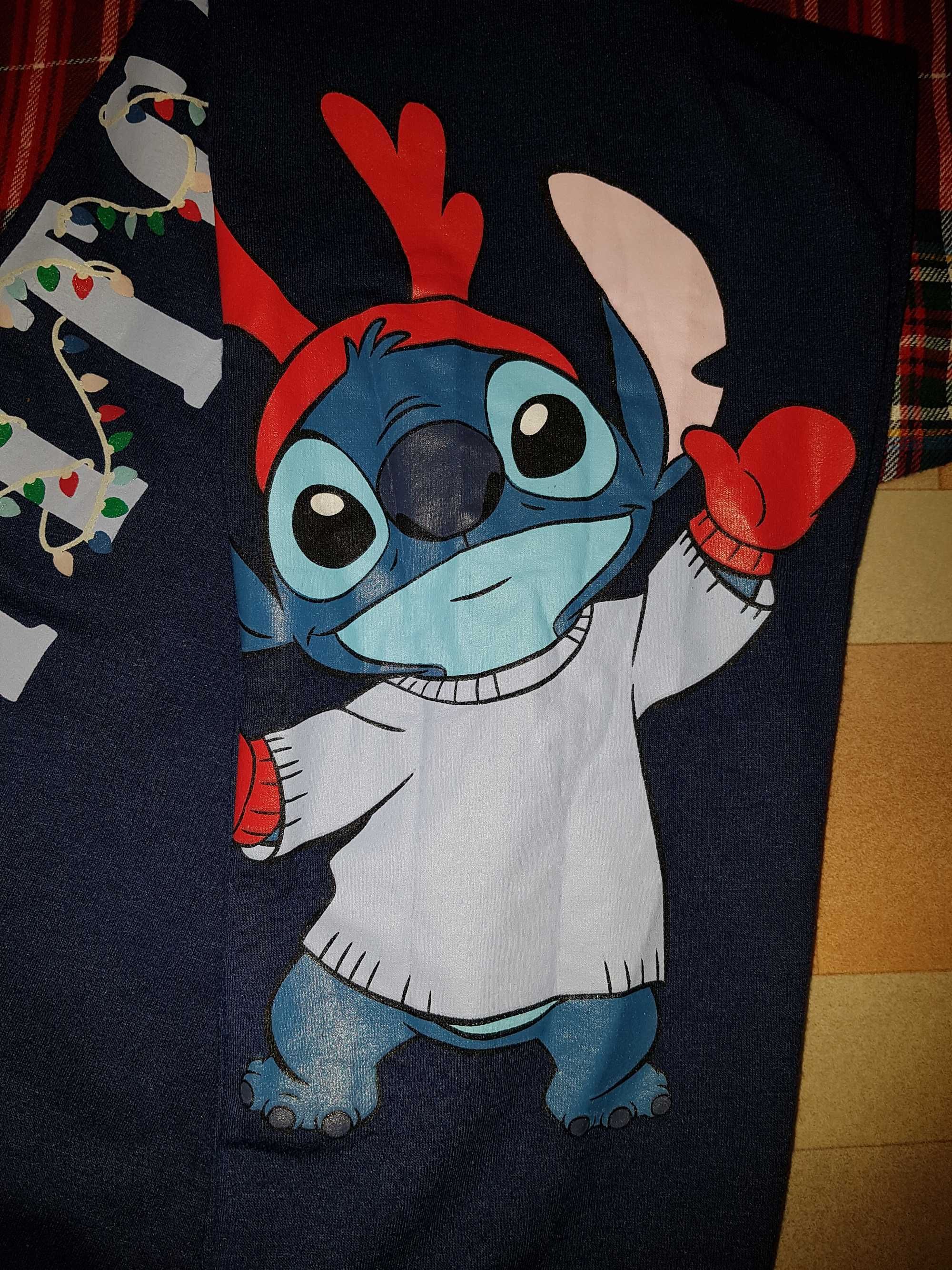 Домашний комплект Disney Стич, Stitch пижама трикотаж S р-р новогодняя