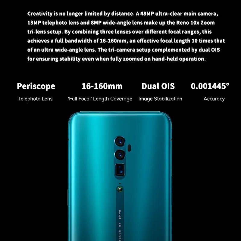 Nowy ! OPPO Reno Morska Zieleń 6/256GB 800zł ZŁOTE Wawa