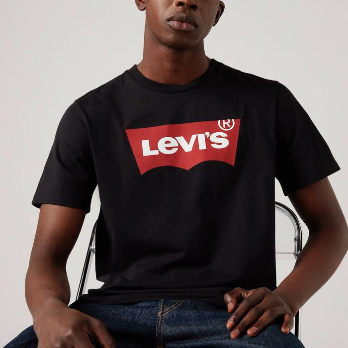 Футболка Levis оригінал. Чорна. Левайс, левіс
