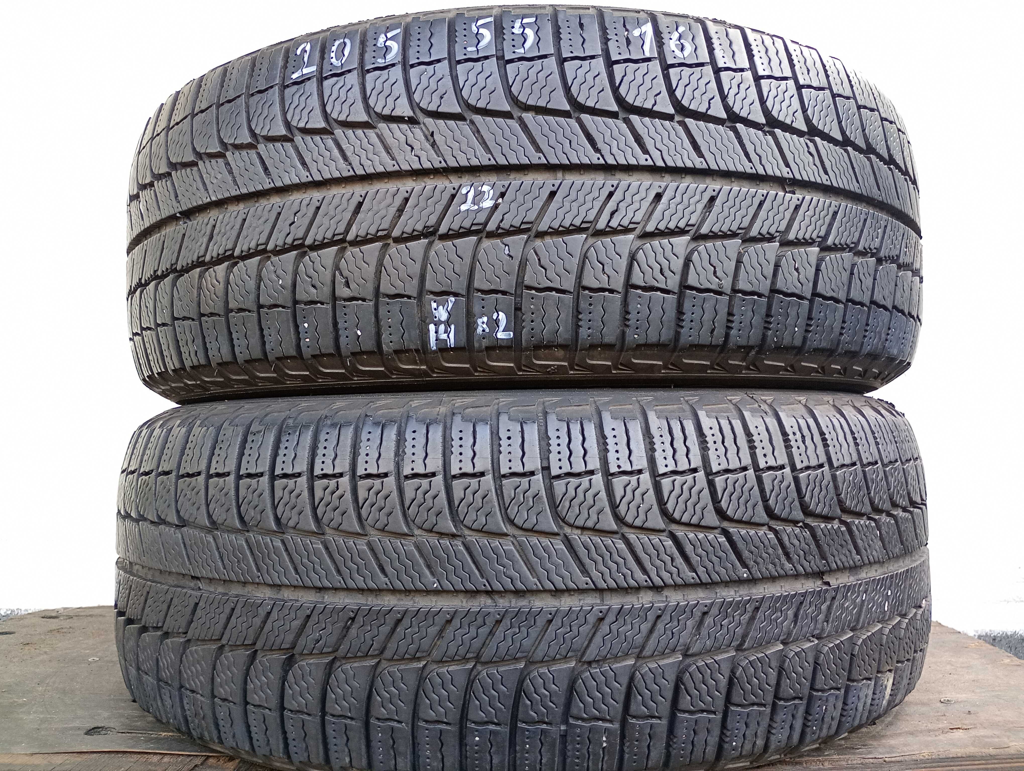 205/55 r16 2шт Michelin 22р. зима резина 205 55 16 (w14*2)