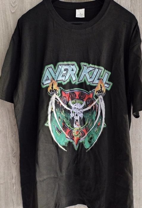 Overkill unikatowy t-shirt L