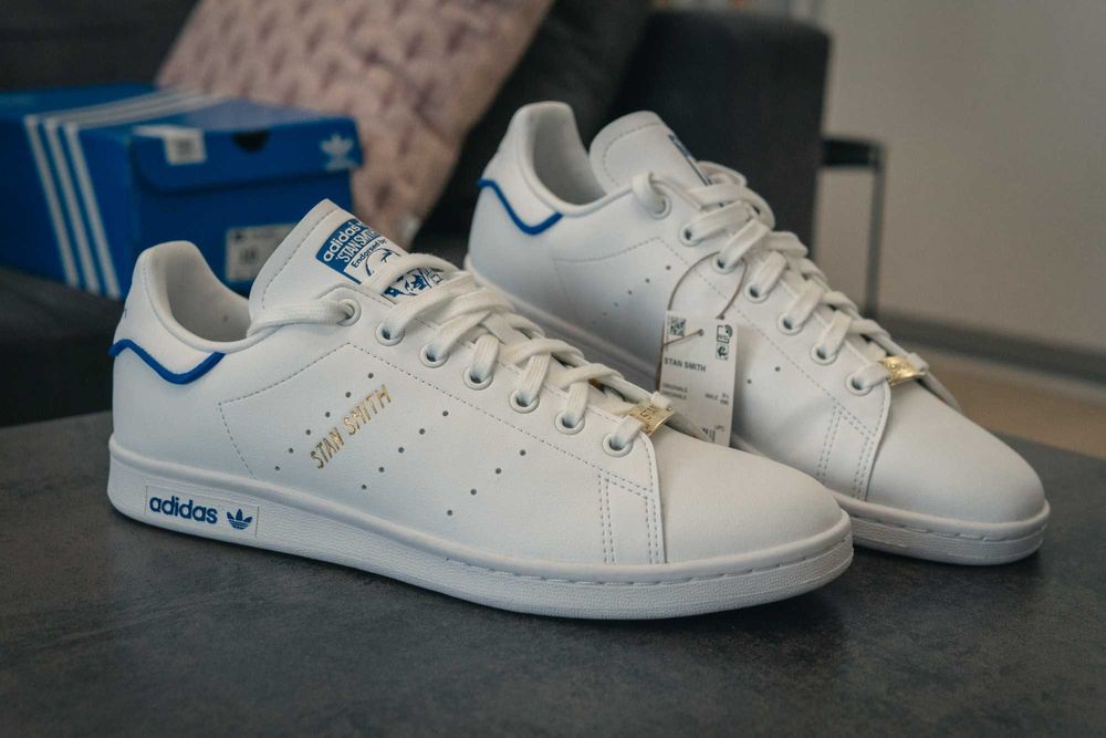 Білі шкіряні кросівки Adidas Originals Stan Smith (US10, 42.5)