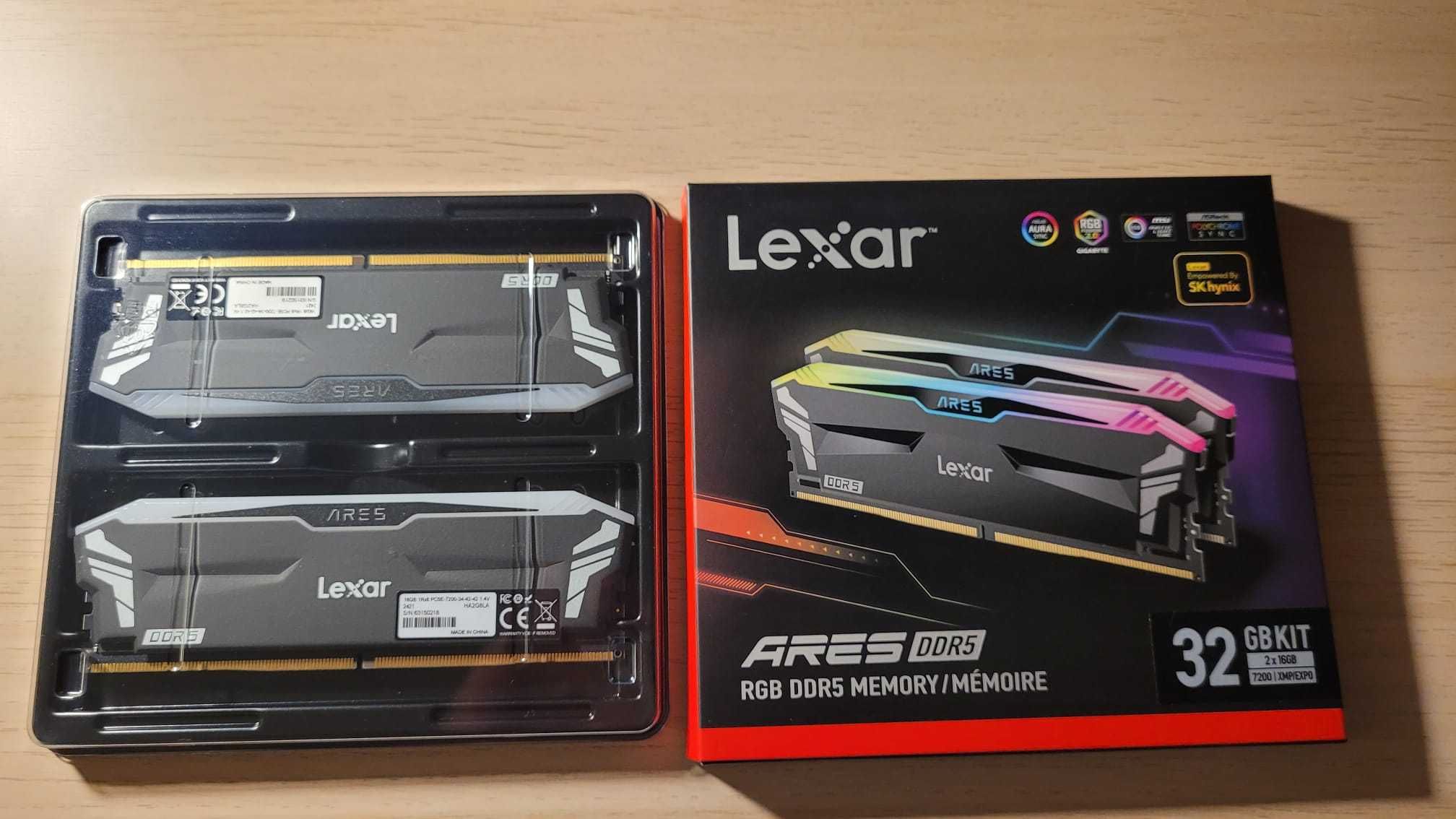 Lexar ARES DDR5 RAM 32GB (7200Mhz CL34)