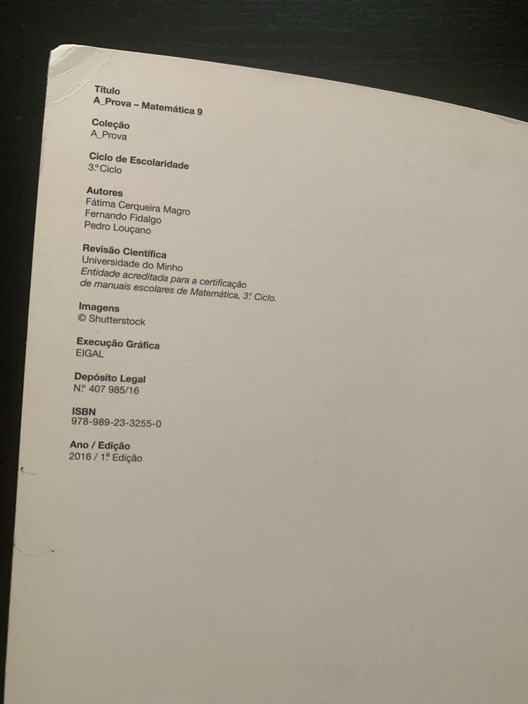 A_Prova - Matematica 9 Asa