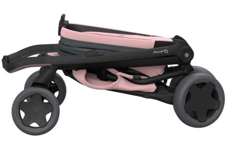 Wózek spacerowy quinny zapp flex plus różowo - szary